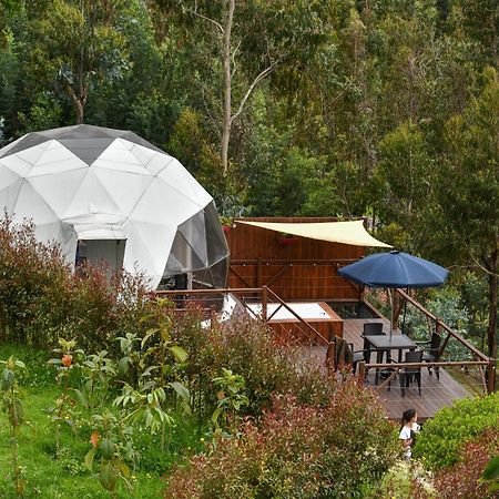 Hotel Golden Glamping Guatavita Exterior foto