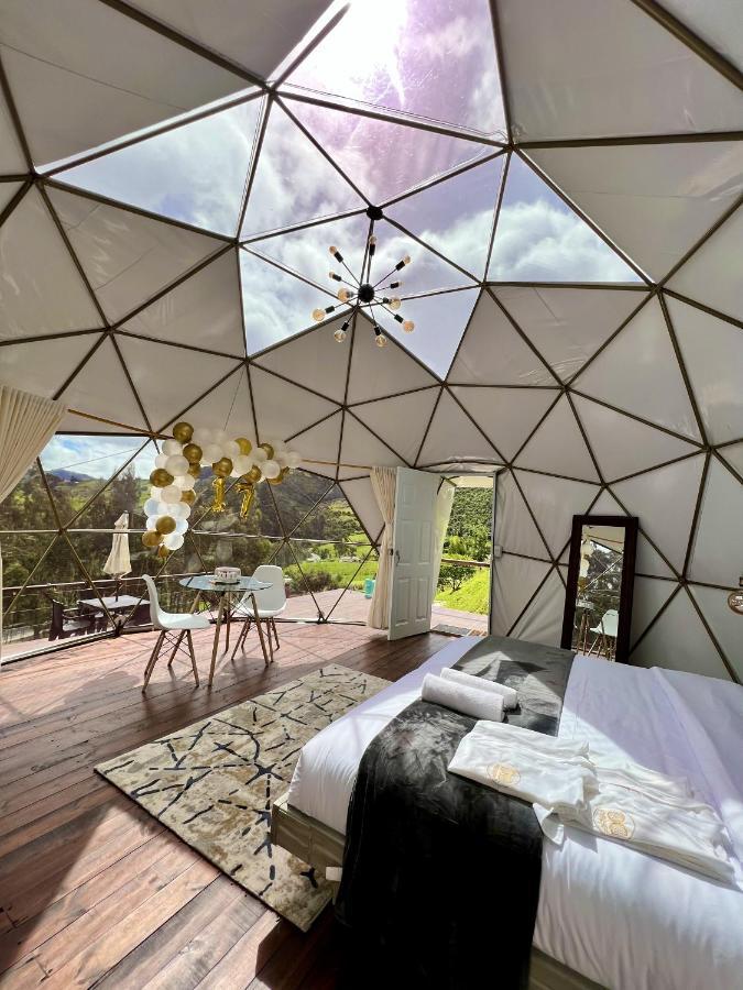 Hotel Golden Glamping Guatavita Exterior foto