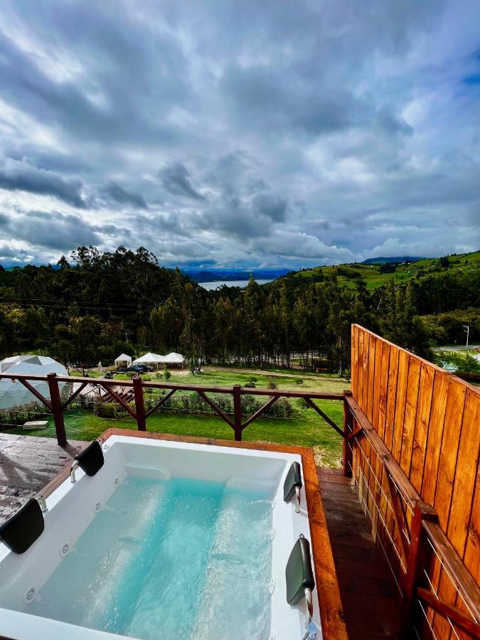 Hotel Golden Glamping Guatavita Exterior foto