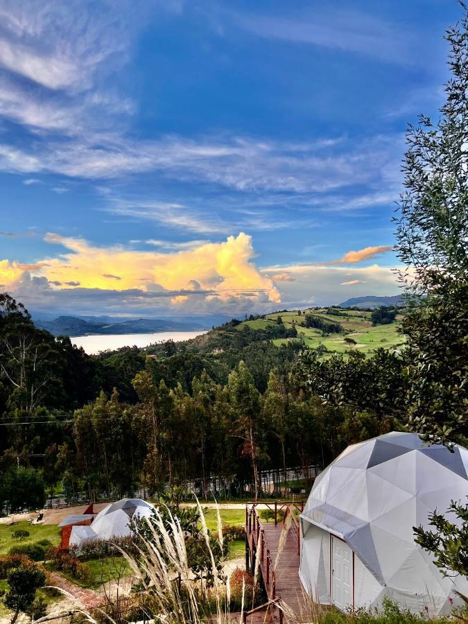 Hotel Golden Glamping Guatavita Exterior foto