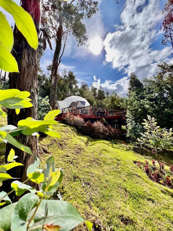 Hotel Golden Glamping Guatavita Exterior foto