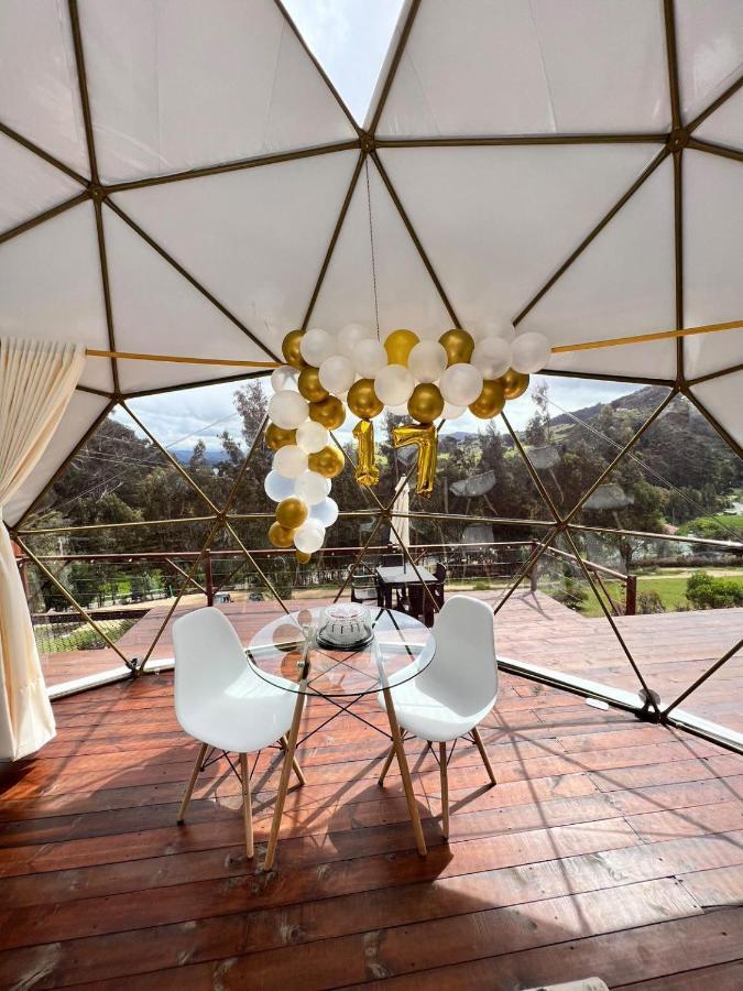 Hotel Golden Glamping Guatavita Exterior foto