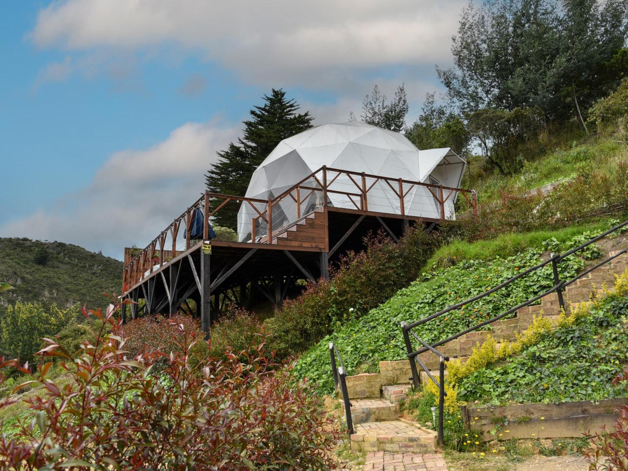 Hotel Golden Glamping Guatavita Exterior foto
